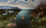 PATENIER, Joachim Landscape with Charon's Bark (mk08) oil